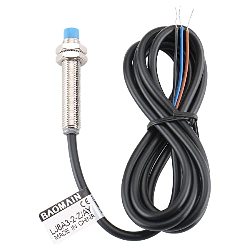 Baomain Inductive Proximity Sensor Switch LJ8A3-2-Z/AY 2mm DC10-30V 3-Wire PNP NC
