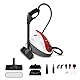 Polti Vaporetto Smart 30 R, Dampfreiniger mit Druckkessel bis zu 3 bar, Sicherheitsverschluss, Leistung 1800 W, Fassungsvermögen 1,6 L, integriertes Zubehörfach, 12 Zubehörteile, Rot und Weiß