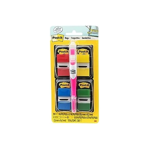 Post-it Flags Value Pack, Assorted Colors Cover