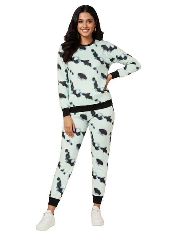 dtr fashion Women's Cotton Blend Tie Die Tracksuit | Co-ord Set For Women|Track Suit Set For Women-picture-26