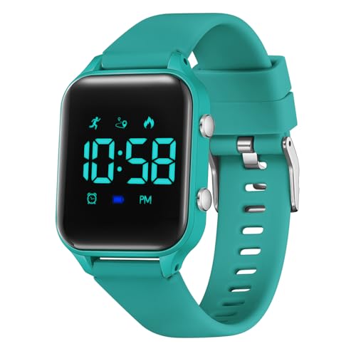 Image of LAVAREDO Kids Digital Watches for Boys Girls,Waterproof Sport Watch with Pedometer Stopwatch Vibration Alarm for Ages 5-13,No App Fitness Tracker Watch for Kids Teens Birthday Gifts