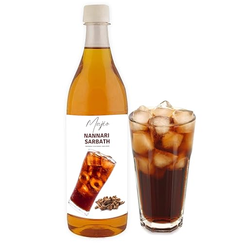Image of Majio Original Kerala Traditional Nannari Sarbath Nannari, Naruneendi Syrup A Refreshing Drink From Kerala Pack Of 1000Ml Liquid