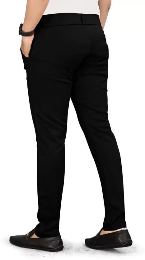 Image of Vanits Men's Slim Fit Casual Trousers Pack of 1