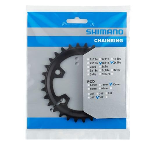 Amazon.com : FC-RX600 GRX 2x10/11S Chainring 30 Teeth x 80mm