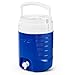 Igloo 2 Gallon Portable Sports Cooler Water Beverage Dispenser, Insulated Cooler Dispenser, Majestic Blue