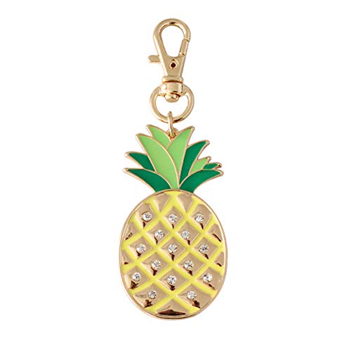 Preisvergleich Produktbild Artily Kreatives Muster Schlüsselanhänger Auto Legierung Schlüsselanhänger Mode Handtasche Anhänger Unisex Schlüsselanhänger, Legierung, Ananas, 8.8 * 3.2cm