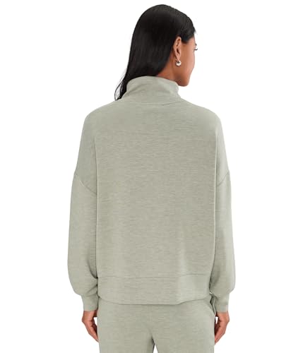 Image of Varley, Women's, Hawley 1 /2 Zip Sweat, Shadow Marl, X-Small
