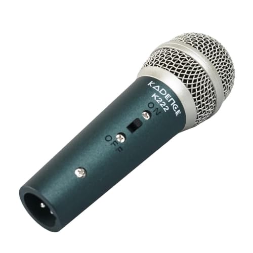 Kadence K222 Compact Wired Dynamic Microphone | Cardioid Vocal Mi...