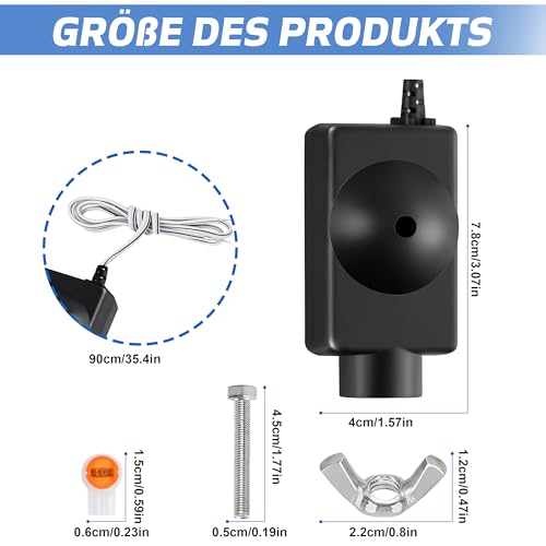 pepape 770E Garagen Lichtschranke für Chamberlain MotorLift ML500, ML510, ML1000, Sicherheitssensor-Kit Kompatibel mit LiftMaster Garagentoröffner LM50, LM60, LM80, LM600A