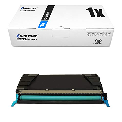 Toner Lexmark X734 X736 X738 Cyan Eurotone pour votre flux de travail au bureau