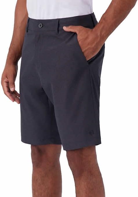 Hang Ten Men's Hybrid Series - Everyday 20" Hybrid Short in Black | Everyday 20" Hybrid Short, 32 - Image 2