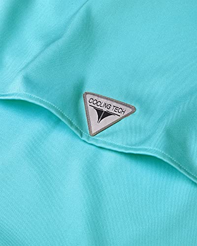 Image of Alimens & Gentle Short Sleeve Fishing Shirt Wicking Fabric Sun Protection Casual Button Down Shirts