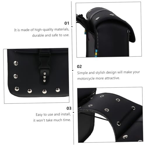 Alforja lateral para motocicleta, bolsa de silla de herramientas para coche, bolsa trasera para bicicleta, resistente y práctica para equipaje de moto y accesorios para deportes motorizados miniatura 7