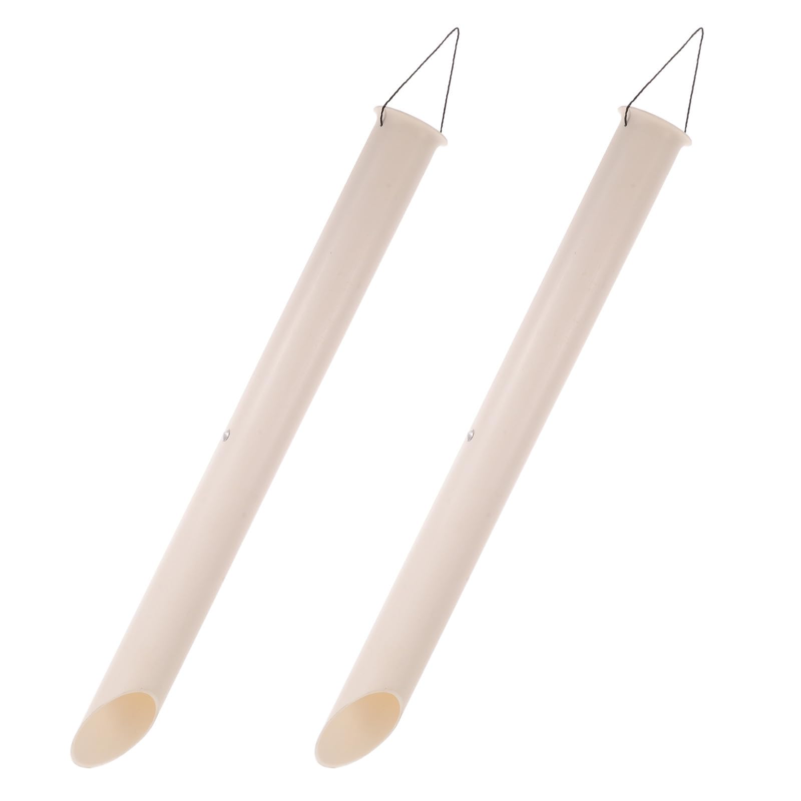 Support de Canne à Pêche Sable PVC 2 Pièces pour Bord de Mer