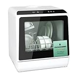 YU YUSING Mini Geschirrspüler Tischgeschirrspüler mit 5 Waschmodi