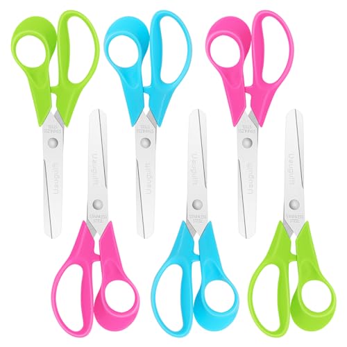 Uaugulft Kid Scissors, Safety Children Scissors with Stainless Steel ...