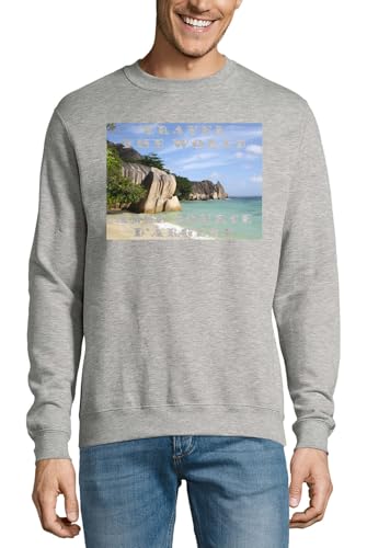 Pull en coton gris de qualité supérieure inspiré des falaises d'Anse
