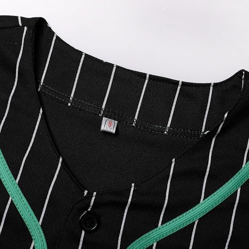 Jersey de béisbol G-Baby Jarius Evans Hardball #1 para Hombre talla XL color negro miniatura 3