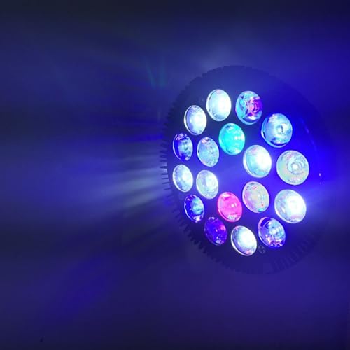 LED Aquarium Lights Bulb, 18W Saltwater Fish Tank Light Full Spectrum Aquatic Plants Grow Lamp Refugium Light - Image 4