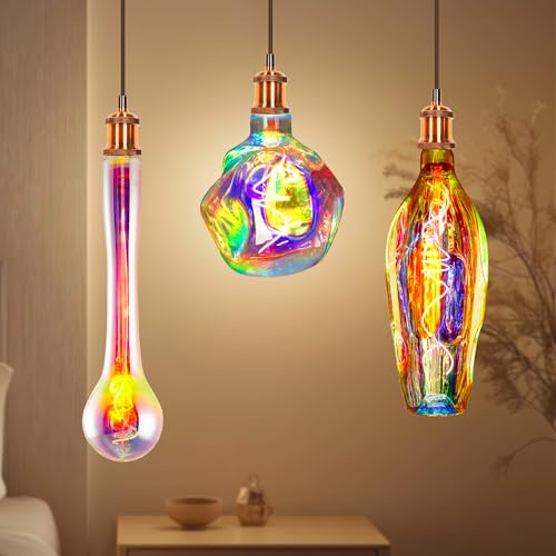 Suprema Ampoule LED Décorative Mini Globe Irrégulier, Dimmable (Rainbow) – vue 2