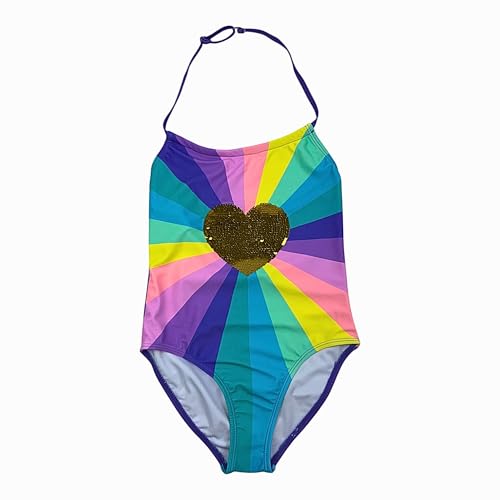 Image of Girls' One Piece Swimsuit Cute Beach Swimwear Bathing Suits for 4-16 Years Girls