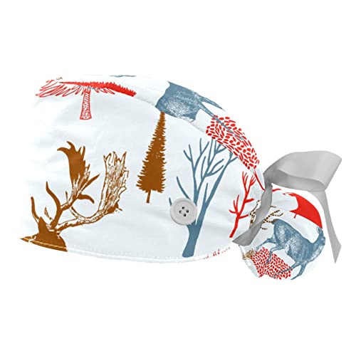 Casquettes de travail respirantes pour cuisiner ou servir durant les fêtes de Noël en hiver
