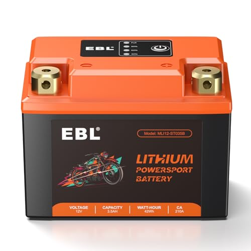 EBL Lithium YTX7A-BS Motorcycle Battery