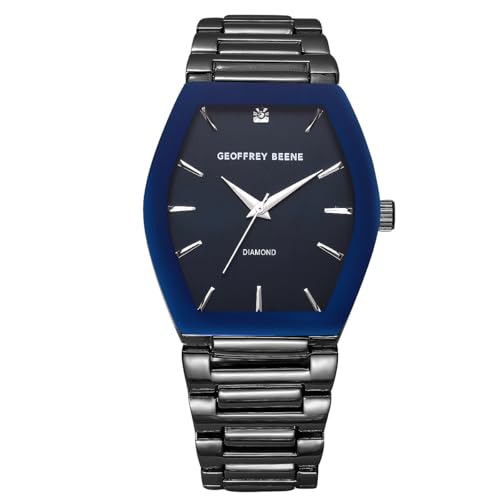 La mejor selección de Geoffrey Beene al mejor precio. 35 Geoffrey Beene - Reloj de vestir de acero inoxidable dorado de dos tonos para hombre, diseño elegante, resistente al agua, Pavonado, 39.5