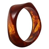 LIFKOME Pulsera de Resina Acabado Liso y Fácil Mantenimiento para Mujer Diseño Cuadrado Moderno Adecuada para Uso Diario y Fiestas de Cumpleaños