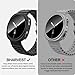 BHARVEST [5+5 Pack] Galaxy Watch 8 44mm Screen Protector, Waterproof Case Protective Cover+Tempered Glass Screen Protector Ultra-Thin Hard PC Guard Bumper for Samsung Galaxy Watch 8 44mm Men