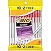 Bic Cristal Xtra-Smooth Ball Pen - 10 plus 2 Bonus Pack (12 count) - Red Medium Point Ballpoint Pen
