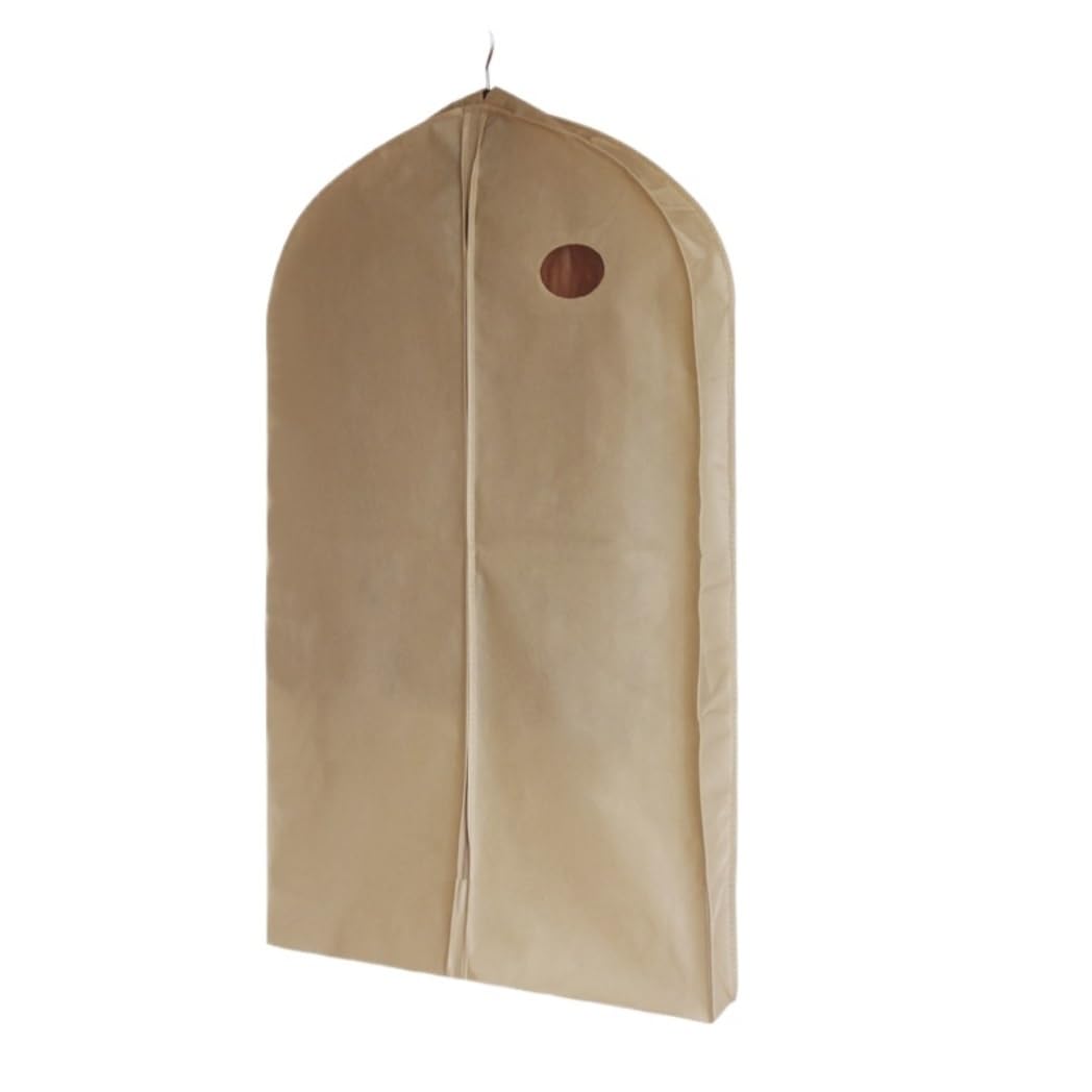 Fundas Ropa Funda Traje Paquete De 5 Bolsas De Ropa Resistentes para Bolsas De Traje De Viaje Bolsa De Ropa Larga Impermeable para Colgar Ropa Bolsas para Guardar Ropa(C,150 * 60 * 10cm)