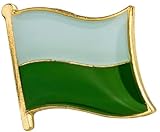 Bandera civil de Alemania, provincia, provincia, estado, región, bandera civil, bandera de la República Federal, 1,7 cm, pin esmaltado, 0.66 Inches, Esmalte, Esmalte