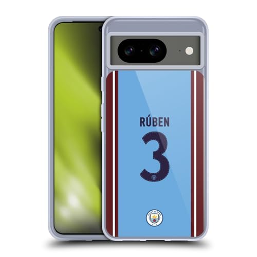Funda protectora Pixel 8 Rúben Dias Manchester City gel antichoque