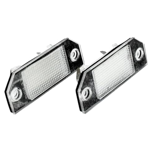 Lámparas de luz de matrícula LED potentes para Ford C Max 2003 a 2007 con luz blanca pura