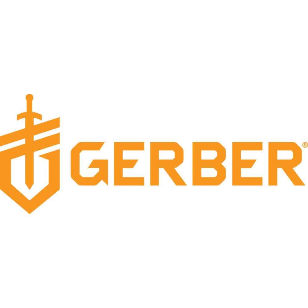 Gerber Outdoormesser mit Holster, Klingenlänge: 9,4 cm, Spine Fixed Blade Outdoor Knife, Grün, 31-003688