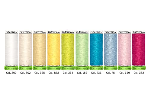 Set de hilo Gutermann RPET 10 colores pastel miniatura 6