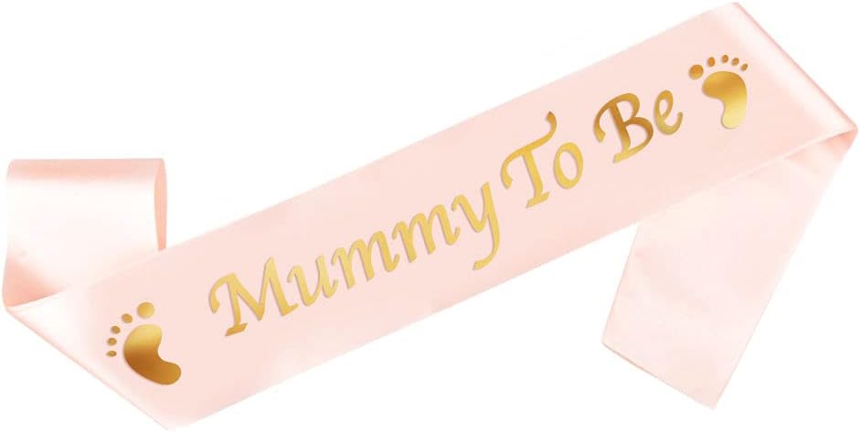 Mummy to be (1), Grandma to be (2) - Mom To Be Rose Gold Satin Sash Baby Shower Decorations, Gender Reveal, Baby Shower Sash