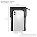 befen Black Genuine Leather Small Crossbody Bags for Women, Cell Phone Purse for Women for Travel
