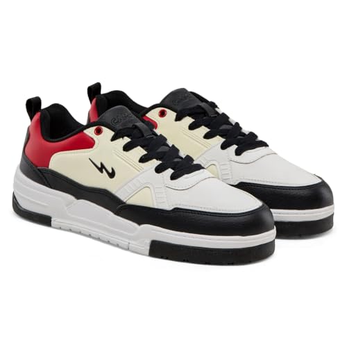 Buy Campus Men WHT/BLK Sneakers - 10UK/India OG-27, White at Amazon.in - Image 4