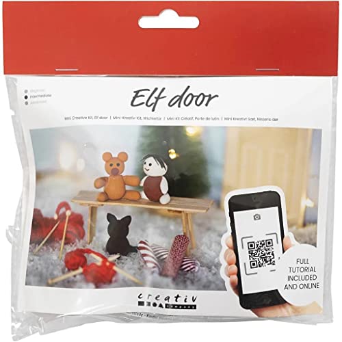 creotime Mini kit de bricolage porte de lutin cadeau de Noël Cover