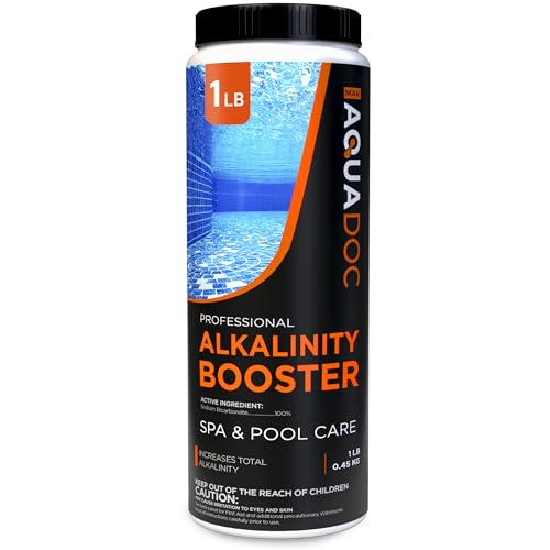 AquaDoc Spa Alkalinity Increaser for Hot Tub - 1 LB - Sodium Bicarbonate Granules for Spa Water Balance and pH Stability - Hot Tub Chemicals Made in USA
