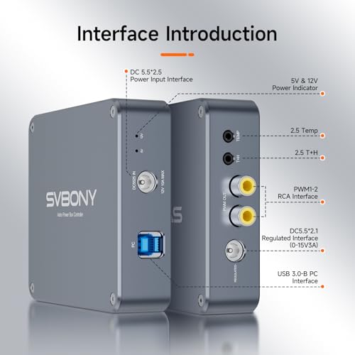 Image of SVBONY SV241 Pro Telescope Power Management Box and Telescope Power Hub Adapter, Hub Remote Control for Astronomy Equipment, Power Adapter with Dovetail Base for Astrophotography