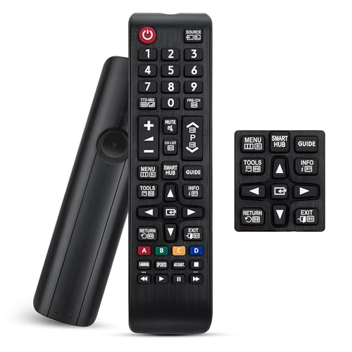 Télécommande pour téléviseur Samsung avec puce intelligente mise à jour, universelle compatible avec les téléviseurs intelligents 3D HDTV UHD LCD LED,...