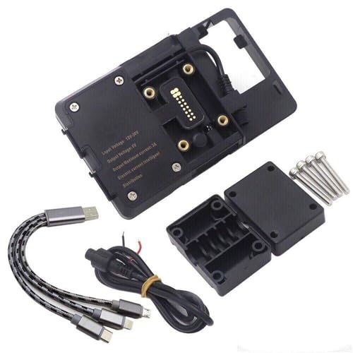 Support navigation GPS moto pour voyager loin en BMW R 1200 RT avec recharge USB