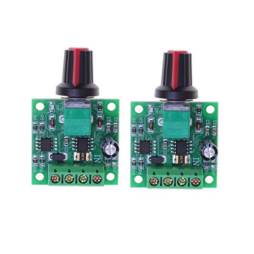 LAKIOMZ Low Voltage DC 1.8V 3V 5V 6V 12V 2A PWM Motor Speed Controller