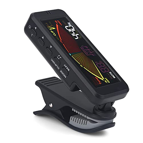 Tuner, Metronome and Tone Generator, Flanger -209 Digital Tuner with Clip Mount for Chromatic Guitar Bass Ukulele Violin