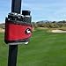 STICKIT Magnetic Rangefinder Strap | Classic Series, Red | Nylon Strap with Magnets for Strong Hold of Golf Laser Rangefinders to Carts