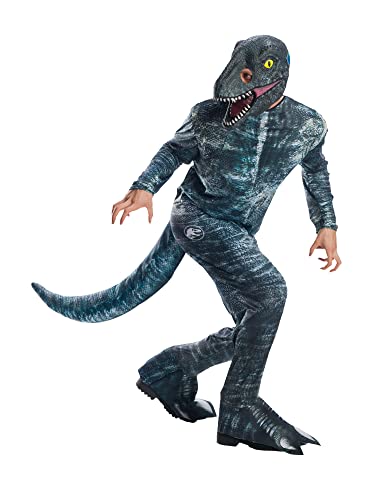 Rubies 821066STD000 JURASSIC WORLD Disfraz de dinosaurio, unisex, adulto, multicolor, STD