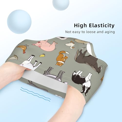 Farm Animals Pattern Girls' Underwear Soft Cotton Little Girls Panties Comfort Briefs4